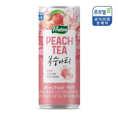 푸르밀 푸르티 복숭아티 240ml