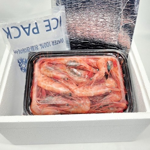 동해안 급냉 단새우 홍새우 아마에비 500g(30미내외)