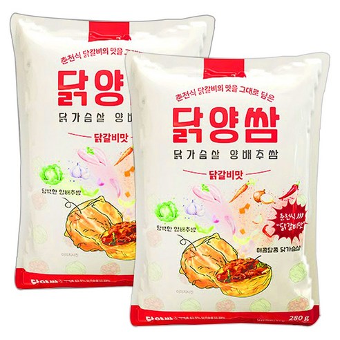 펀쿡 닭양쌈 닭가슴살 양배추쌈 닭갈비맛 280g
