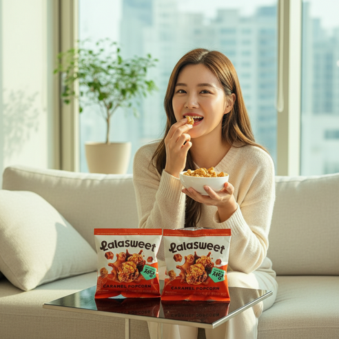 라라스윗 저당 카라멜 팝콘