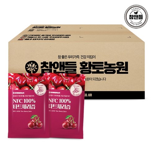 참앤들황토농원 [참앤들황토농원]NFC 착즙원액 타트체리즙 100포 1박스