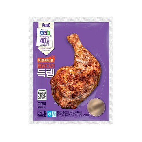 PBICK 통닭다리득템 매콤케이준, 150g, 8개