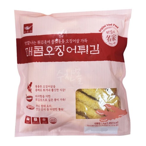 사옹원 사옹원 매콤오징어튀김 1kg 에어프라이어 오븐 전자레인지 추천 술안주