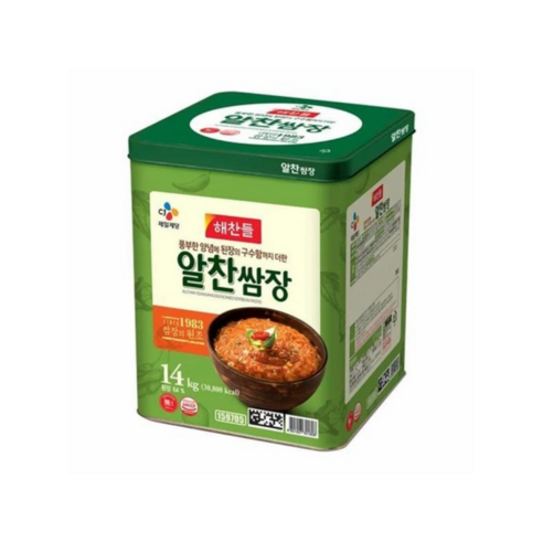 해찬들알찬쌈장 말통