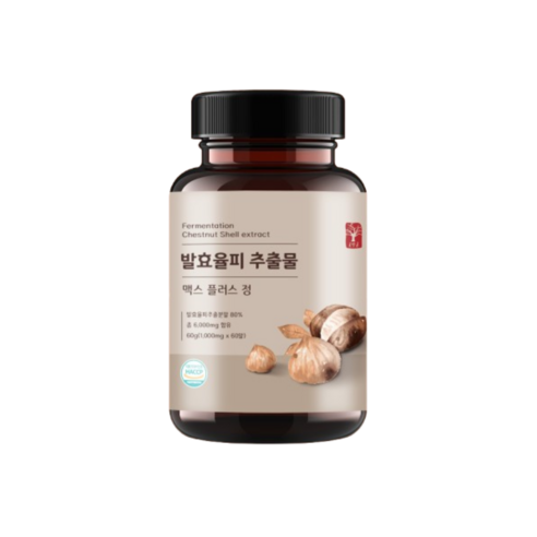 고말론 발효율피 추출물 맥스 플러스 정 1000mg
