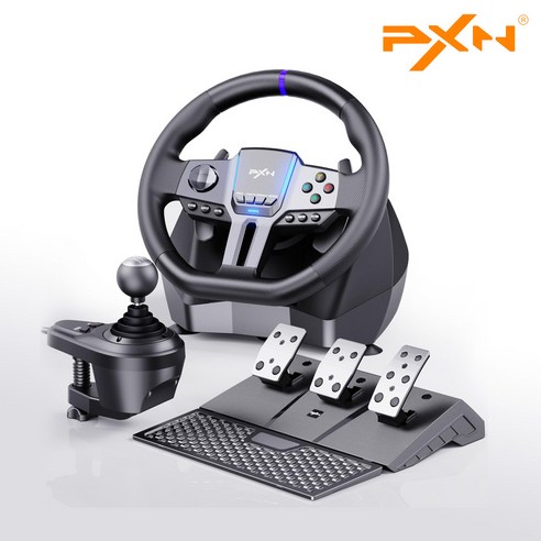 [PXN 정품] V9 Gen2 게이밍 레이싱 휠 Gaming Racing wheel (PC/PS3/PS4/XBOX 호환)