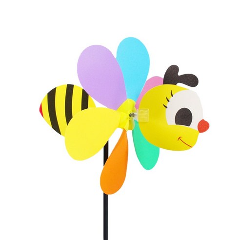 꿀벌 바람개비 만들기 DIY, 5개