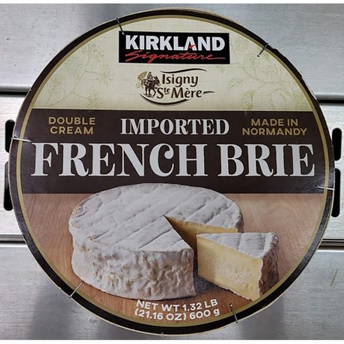 KIRKLAND SIGNATURE 커클랜드 더블크림 브리치즈 600g (프랑스), 600g, 1개