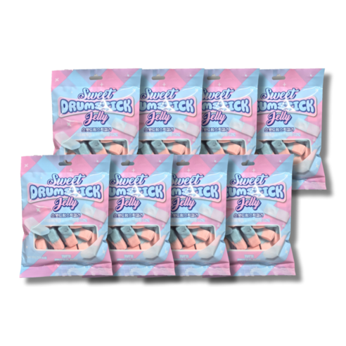 스윗 드럼스틱젤리 뚜띠프루티향 100ml, 8개, 100g, 8개