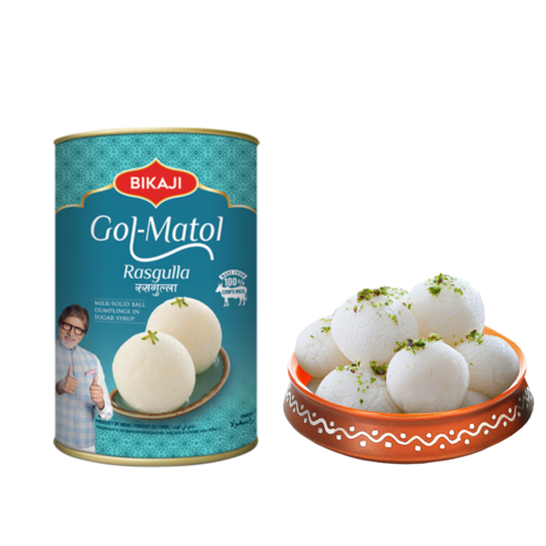 라스굴라 인도 전통 디저트 설탕 시럽에 담긴 부드러운 치즈 볼 Rasgulla Indian Sweets Soft Cheese Balls in Sugar Syrup BIKAJI
