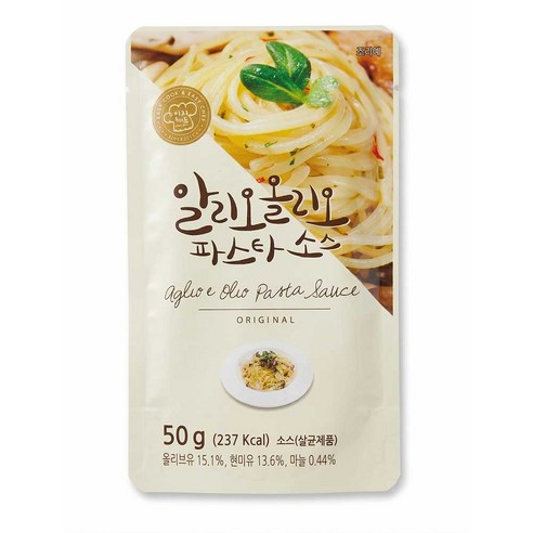 이지쉐프 알리오올리오 파스타 소스 1인분 개별포장 혼밥 닥터맘오가닉