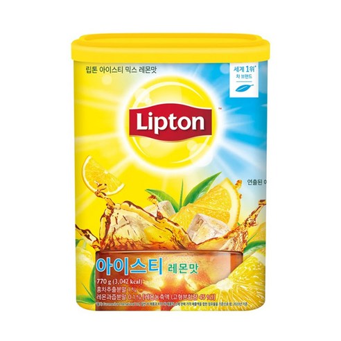 [립톤] 레몬 아이스티 770g, 770g, 1개입, 8개