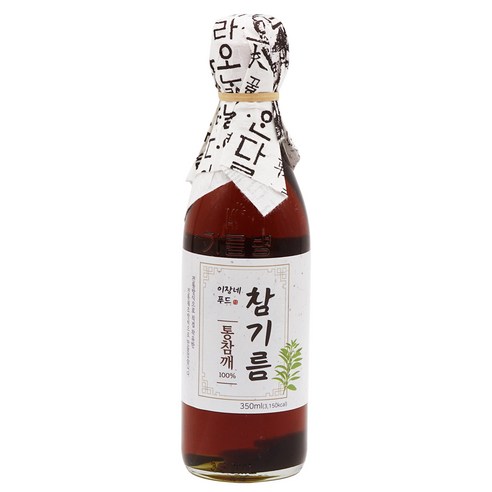 [이장네] 전통압착 참 고소한 통참기름100%_350ml, 1개, 350ml