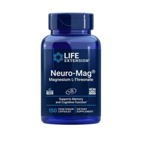 라이프 익스텐션 뉴로 마그네슘 L-트레온산 90정 2팩 Life Extension Neuro-mag Magnesium L-threonate 90 Count 2 Pack