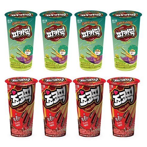 두바이스타일 피카픽 45g 4p + 초코픽 45g 4p