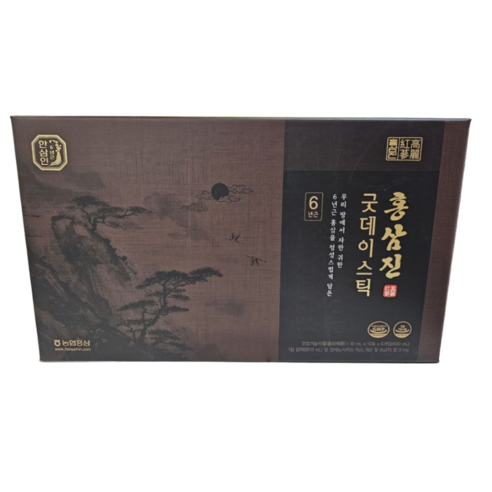 농협홍삼 한삼인 홍삼진 굿데이스틱 10ml 60포 + 쇼핑백