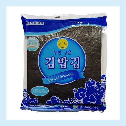 freshMe 유창 두번구운 김밥김(일반) 100매x80봉, 230g, 80개