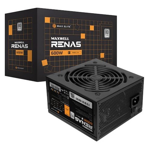 맥스엘리트 맥스엘리트(MAXELITE) MAXWELL RENAS 600W 80PLUS스탠다드