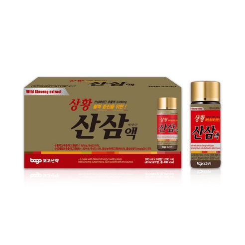 보고신약 상황 산삼 배양근 상황버섯추출물 함유, 180개, 100ml