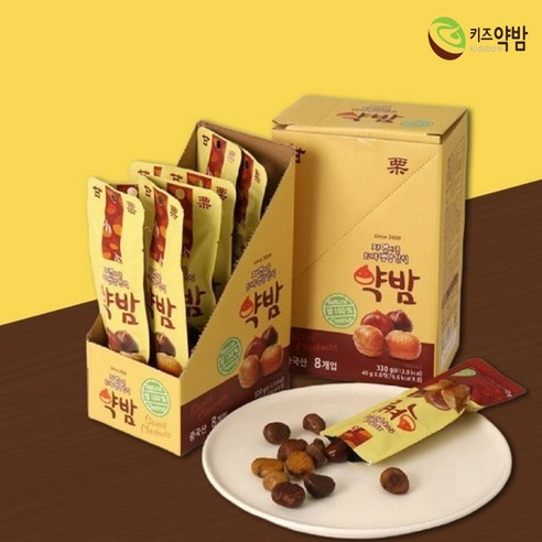 맛있는 프리미엄 A급 맛밤 약밤 단밤 40g * 8봉지, 2박스, 320g