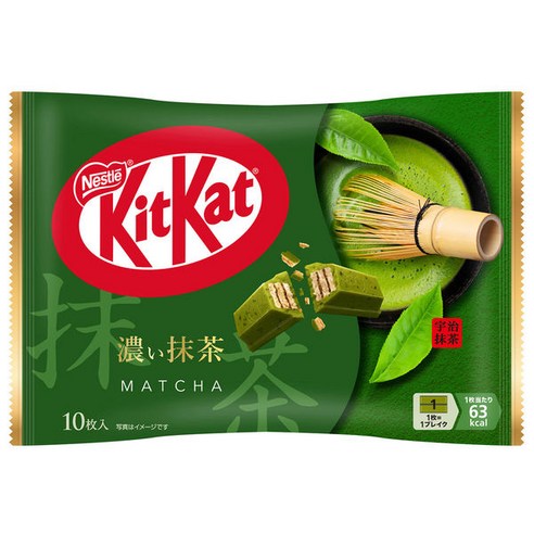 일본 킷캣 미니 어른의단맛 진한 말차맛 10장입 x 6봉지