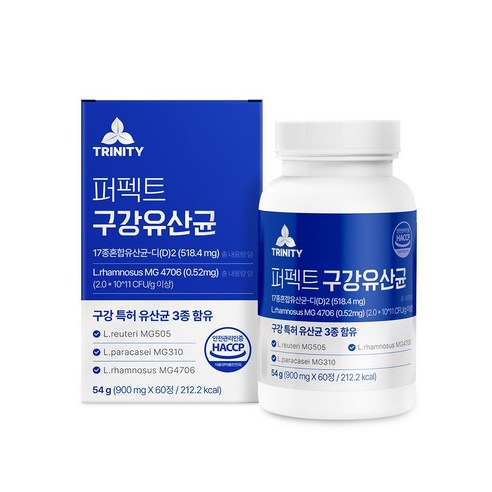 [판매1위] 구강유산균M18 식약청인증 닥터파이토 / 퍼펙트 구강 유산균