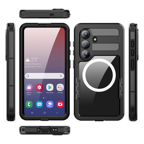 IP68 등급 안전한 갤럭시S23 s24 s25 S26 울트라 플러스 잠수함 방수케이스