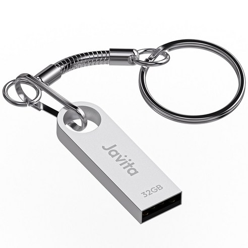 자비타 USB 메모리 카드 실버, 1개, 32GB