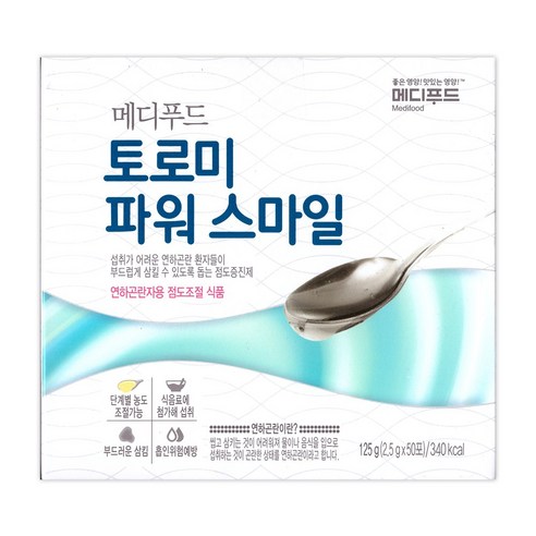 [서흥바이오팜] 메디푸드 토로미 파워스마일 점도증진제 연하곤란 스틱 50포