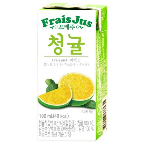 일화-프레주청귤190ml(24팩)