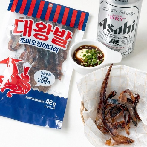 대왕발 조미 오징어 다리 맥주 안주