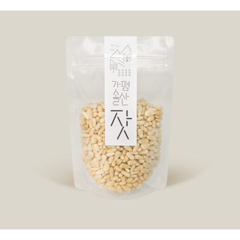 가평솔산 백잣, 3개, 80g