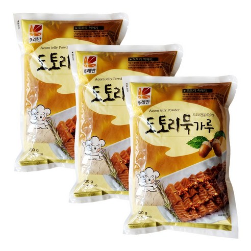 뚜레반 도토리묵 가루 400g X 3개, 400g, 3개