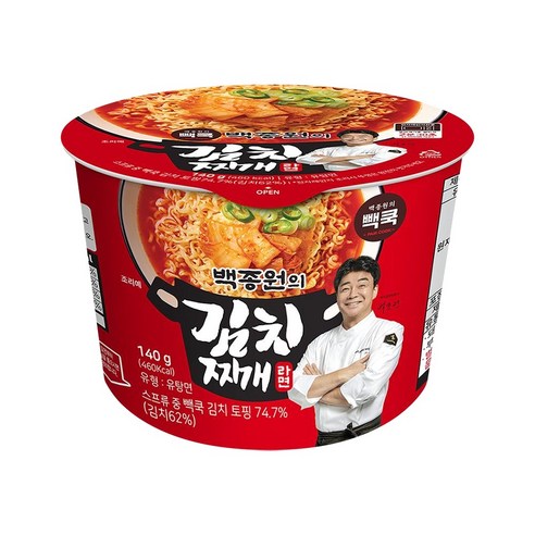 TBK 백종원의 김치찌개 라면 140g