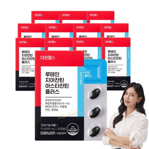 대원제약 대원헬스 루테인 지아잔틴 아스타잔틴 플러스 눈건강 토탈케어, 12개, 30정