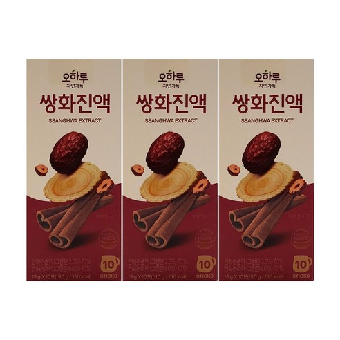 기타 오하루 자연가득 쌍화진액 15g x 10포 3박스 /Hb