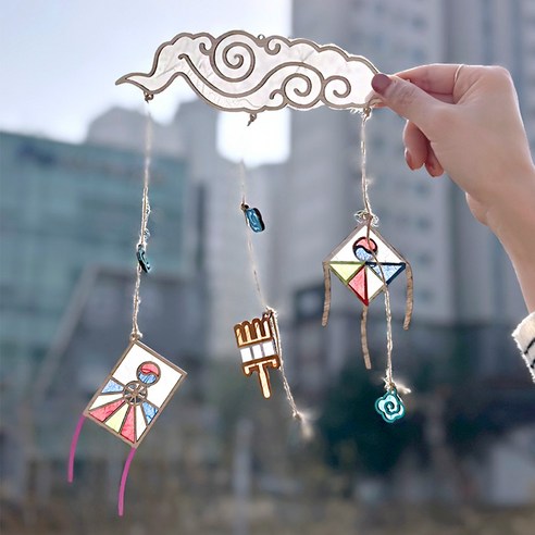 우드 썬캐쳐 만들기 우드DIY 한지 썬캐쳐 키트 한지공예 한지미술 초등미술 방과후 단체수업 대량주문가능, 우드썬캐쳐 (구르미연)