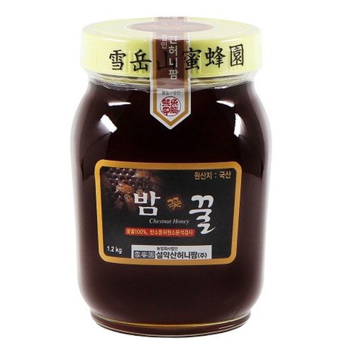 설악산허니팜 꽃꿀 100% 밤꿀
