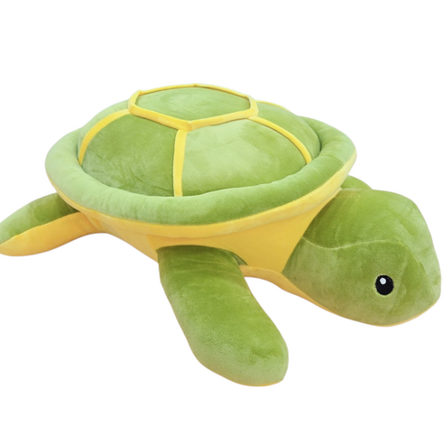 [로떼네]부드러운 거북이 봉제인형 쿠션 1개(개별포장), 1개, 연두, 40cm