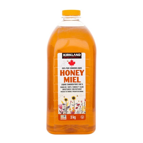 커클랜드 시그니처 100% 벌꿀, 3kg - KIRKLAND SIGNATURE 100% PURE LIQUID HONEY, 3KG