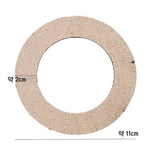 공예재료 양말목 부자재 원형 리스 도어벨만들기 리스틀 10개입, 1개, 일반형 11cm