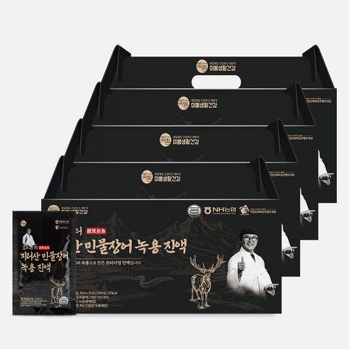 김오곤의 지리산민물장어 녹용진액 국내산원료, 70ml, 120개