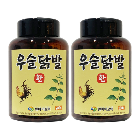 국산 우슬닭발환 230g 2병