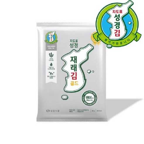 지도표 성경김 재래 골드 전장김 60g 20봉