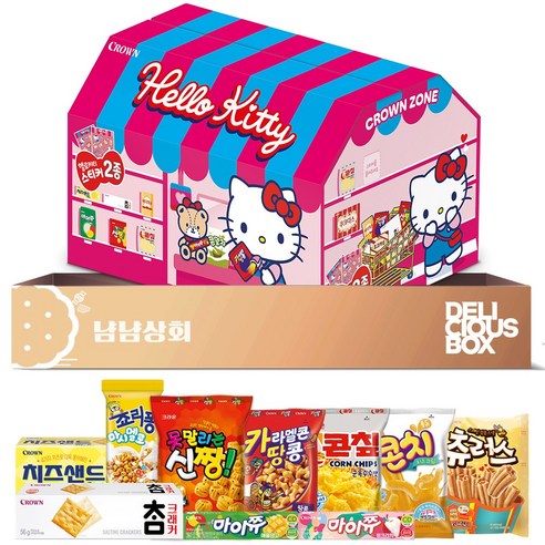 크라운 헬로키티의 스위트샵 과자세트