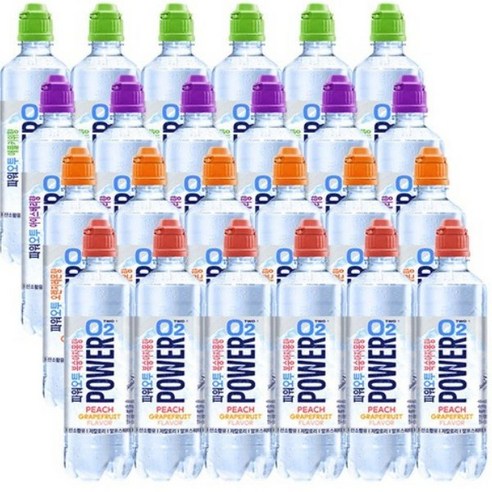 농심 파워오투 4가지맛 x 6개씩 500ml x 24개입, 24개, 500ml
