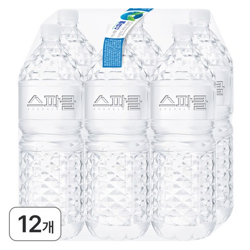 스파클 생수 무라벨, 2L, 12개