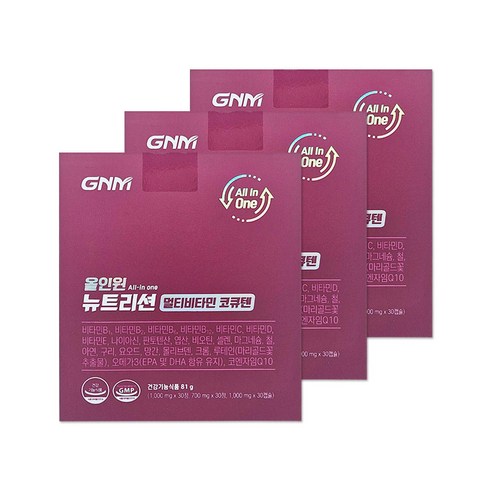 GNM자연의품격 올인원 뉴트리션 멀티비타민 코큐텐
