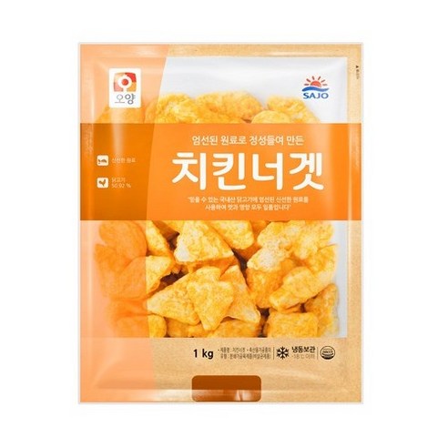 [ 1+1 ] 사조 오양 치킨 너겟 1,000g