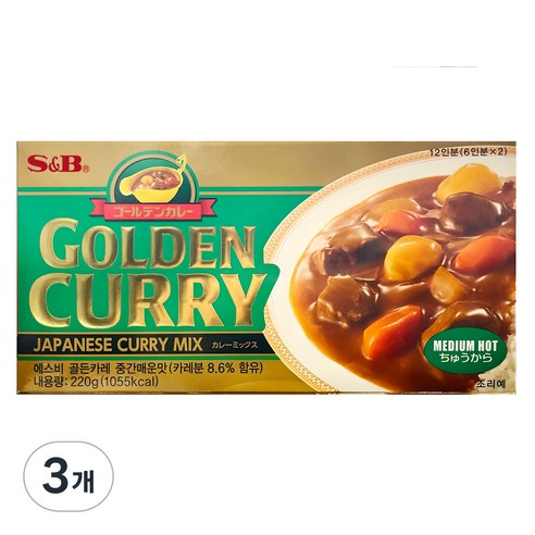 에스앤비 골든카레 중간매운맛